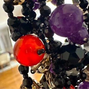 Hand Made Gem stones & Glass Necklace
